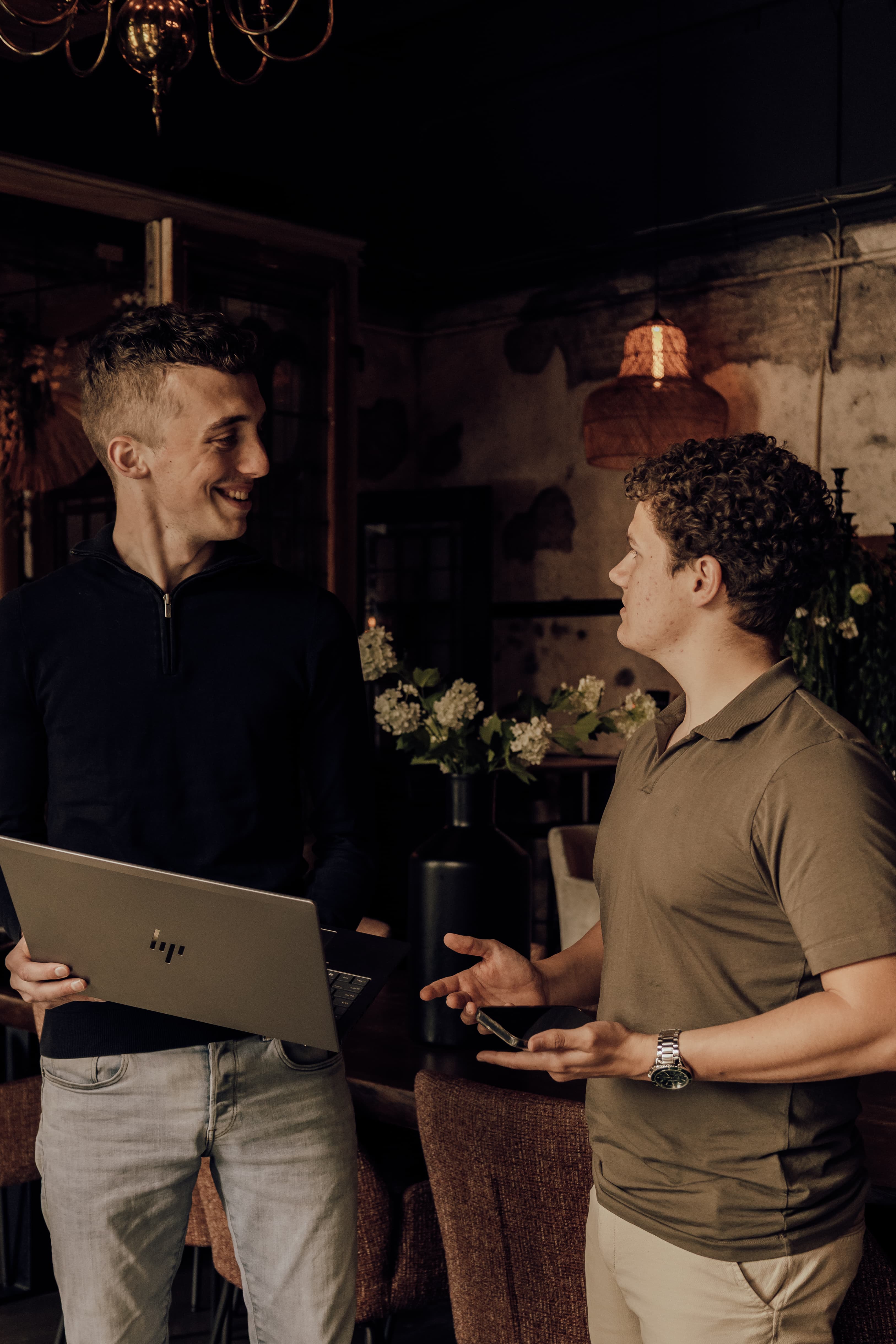 Samen een kop koffie bij Velantro
